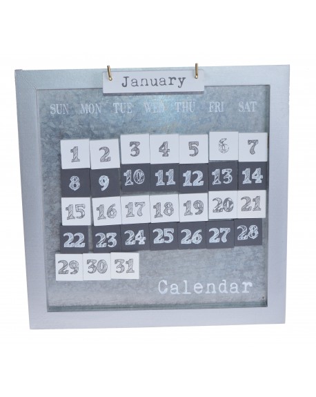 Kalendarz metalowy z magnesami