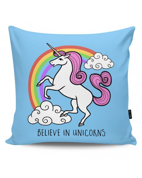 Poduszka dekoracyjna Believe in Unicorns
