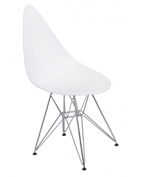 Krzesło Ruer chrome white