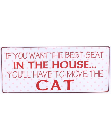 Szyld metalowy If you want the best seat...CAT
