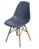 Krzesło Comet dark grey bukowe/Brązowe